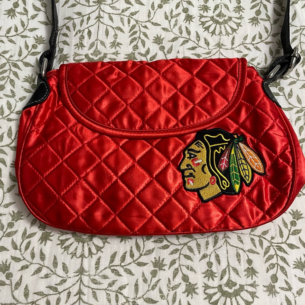 NHL Blackhawks Quilted Purse